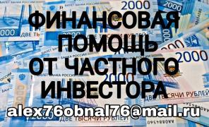 Финансовая помощь от частного инвестора