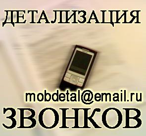 Услуга Детализация звонков с оплатой по факту выполнения