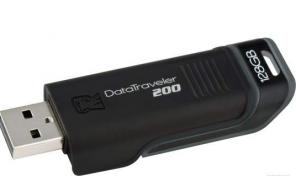 USB  Kingston DT200 128Gb Black