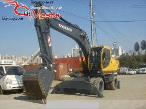 Продаётся Экскаватор колёсный Samsung-Volvo MX175 2002 год, в наличии