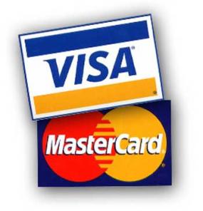   Visa & MasterCard   .