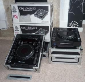 2  PIONEER CDJ 1000 MK3 DJM 800 + CDJ-Paket   +  ..... 1300