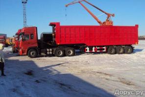 Продам самосвальный полуприцеп 60т (2011г) техника в наличии на складе в г. Благовещенск