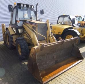 Экскаватор погрузчик CAT 428 1996 г. из Европы, доставка по РФ!