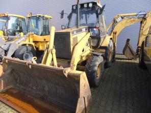 Экскаватор погрузчик CAT 428 1996 г. из Европы, доставка по РФ!