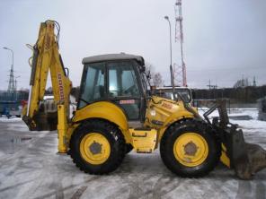 Экскаватор погрузчик New Holland LB115B 2007 г из Европы, доставка по РФ!