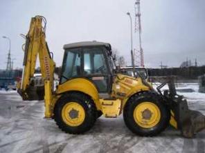 Экскаватор погрузчик New Holland LB115B 2007 г из Европы, доставка по РФ!