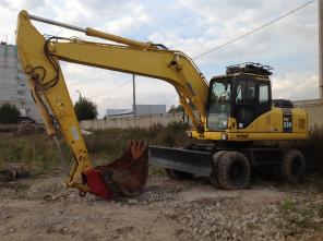Колесный экскаватор komatsu RW220 2007 г из Германии!