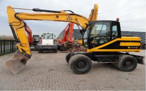 JCB JS145W-колесный экскаватор