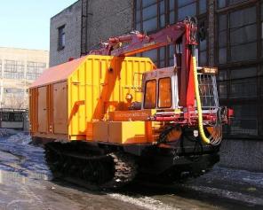 Передвижной сварочный агрегат МСН-10АПС «СИНТЕЗ» на шасси трелевочника.