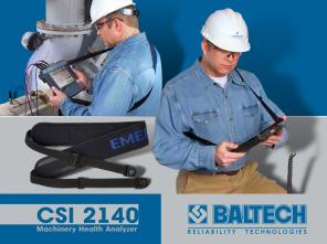 BALTECH – вибродиагностика с CSI 2140, центровка, балансировка (определение фазы)