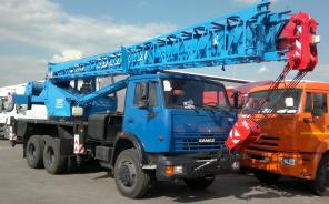 Автокран Клинцы 25т КС-55713-1К-3 на шасси КАМАЗ-65115