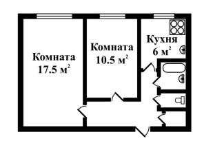 2-ком. кв-ра (Домодедово)