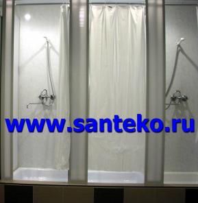 Душевые перегородки - из пластика hpl и поликарбоната