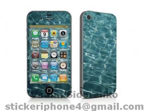 Виниловые наклейки для iPhone 4 - 3шт до 1350р