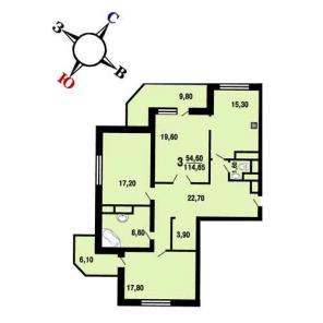 Продаю 3-х комн. квартиру в Красногорске