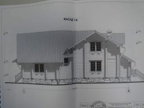 Продажа дома из оцилиндрованного бревна 352 кв м