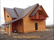 Дома, бани из бруса под ключ. Не дорого. Доставка.