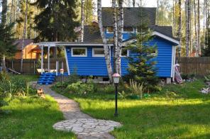 Продам дом-баню на шикарном участке 10 соток по Дмитровскому шоссе 42 км. от МКАД
