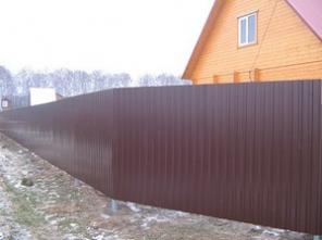 Заборы из Профнастила