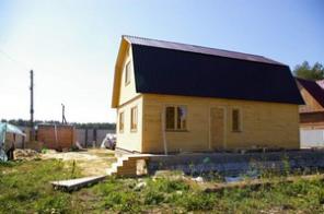 Новая дача из клееного бруса, недорого