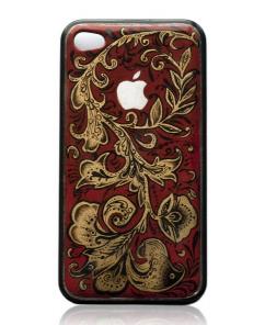 Панелька для iPhone 4/4s с ручной росписью хохлома