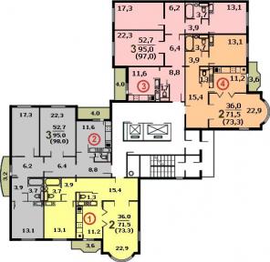 Красногорск 2-х комнатная Подмосковный б-р д.5