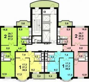 Однокомнатная квартира в Новой трехгорке.