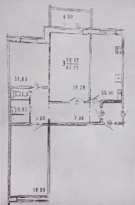 Продаю 3-х комнатную квартиру в новом доме, в районе Автовокзала