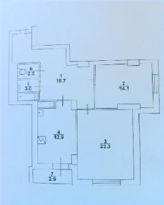 Продаю 2-х комнатную квартиру новом доме по адресу Симбирская/Зарубина