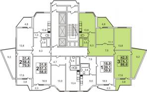 Продается 3 комнатная квартира