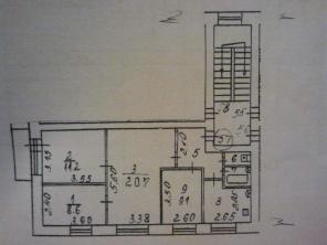 4-х комнатная квартира в г. Ногинске 66.1 кв.м