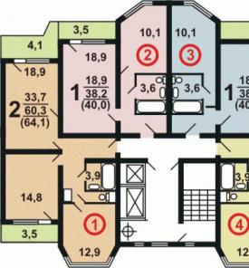 1-к квартира, 40 м. 2/17эт.