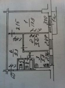 продаю 2х комн. квартиру в Москве, общ/пл 45, пан.