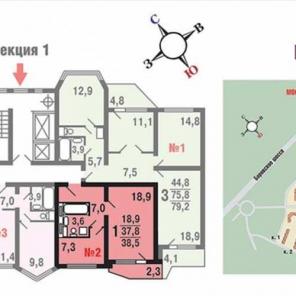 Продам 1-к кв. в ЖК "Солнцево-Парк" без отделки