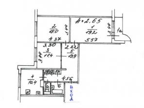 3х комнатная квартира рядом с метро Чертаново