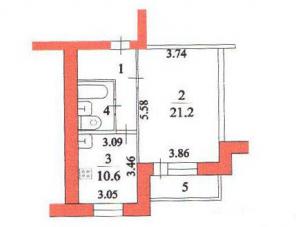 Продажа 1 ком/кв Сергиев Посад