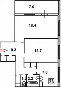 Продажа двухкомнатной квартиры в Калининском районе Санкт-Петербурга