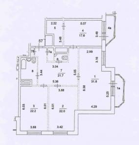 Продается 3-комн. кв.Ленинградский пр., дом 66, корп. 2.м.Аэропорт 3 мин. пешком