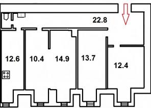 Продажа трехкомнатной квартиры в Адмиралтейском районе Санкт-Петербурга