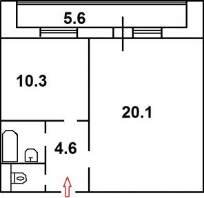 Продажа 1 км. кв., 39 кв.м., 3/12, Невский район, Санкт-Петербург