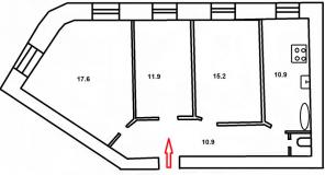 Продажа 3-к кв. 67.5 м² в Адмиралтейском районе Санкт-Петербурга