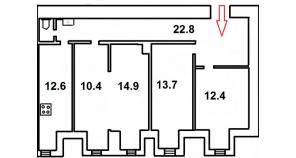 3-к. квартира, 88 кв.м., Адмиралтейский район, СПб