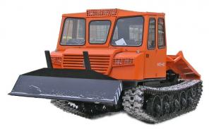 Трелевочный трактор МСН-10 с трехместной кабиной новой модели.