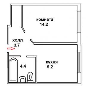 Продажа 1-к. кв. 33 кв.м, Выборгский район, СПб