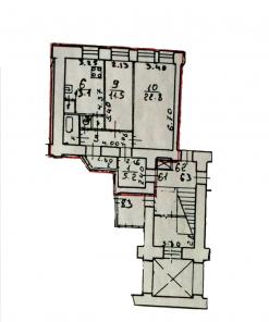 Двухкомнатная на Васильевском
