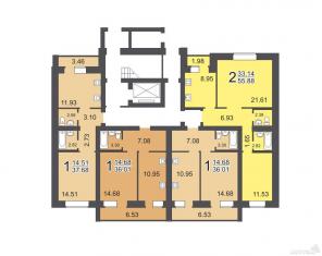 Продаю 2-х комнатную квартиру, Березки