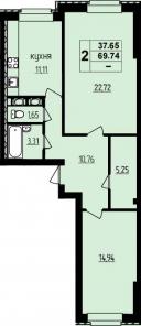 Продажа квартиры в Жилом комплексе