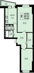 Квартиры от Застройщика в г.Отрадное