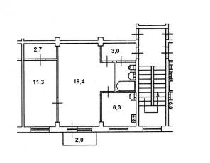 Продажа 2-к кв. 45 кв.м, Калининский район, СПб